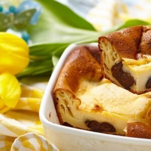 Far aux pruneaux à la crème de sarrasin