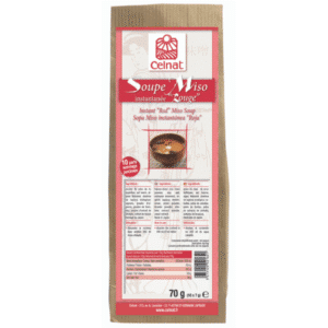 Soupe miso instantanée rouge