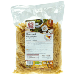 Macaroni demi complets