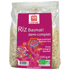 Riz basmati demi complet