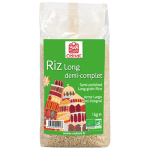 Riz long demi-complet