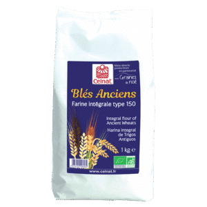 Farine intégrale de blés anciens T150