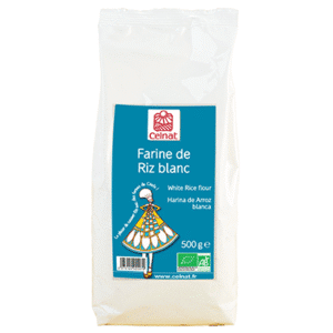 Farine de riz blanc