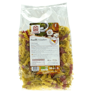 Fusilli blé dur 3 couleurs