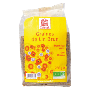 Graines de lin brun