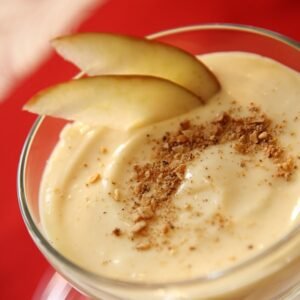 Crème dessert aux noisettes