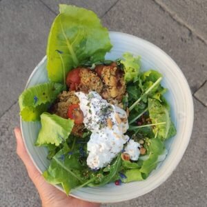 Les recettes de Justin : Crumble de tomates & parmesan