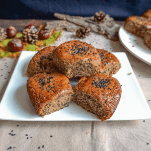 Les recettes de Loulou : Brioche châtaignes & sésame noir