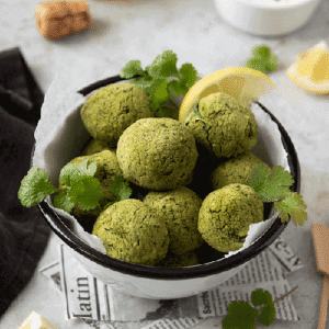 Les recettes d'Angie : Falafels au kale