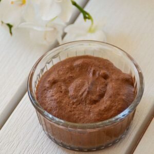 La mousse au chocolat vegan par Marina