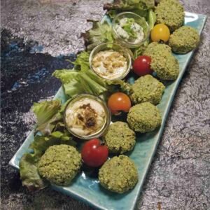 Les recettes d'Isabelle De Vaugelas : Falafels de petits pois