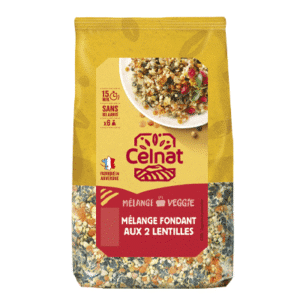 Mélange fondant aux 2 lentilles