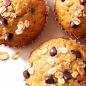 Muffins aux flocons de petit épeautre