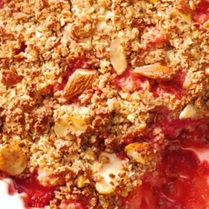 Crumble aux fraises
